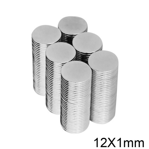 20~500pcs 12x1 Thin Circular Powerful Magnets 12mmx1mm Neodymium Disc Magnet 12x1mm Permanent NdFeB Magnets 12*1  Small Magnet ► Photo 1/6