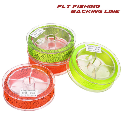 100m Fishing Line  8 Strands Nylon Braided Line 20LB Fly Fishing Backing Line Soft Protect Hands For Fly Fishing Accessories ► Photo 1/6