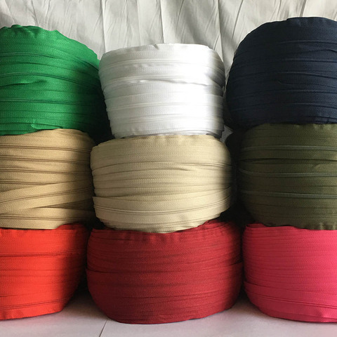 200cm / 200 cm / 2meter  Long Sewing Nylon Zipper Coil Roll with 2pcs Zipper Slider Pull, Zippers Zip Ziper For Tent Quilt Bag ► Photo 1/6