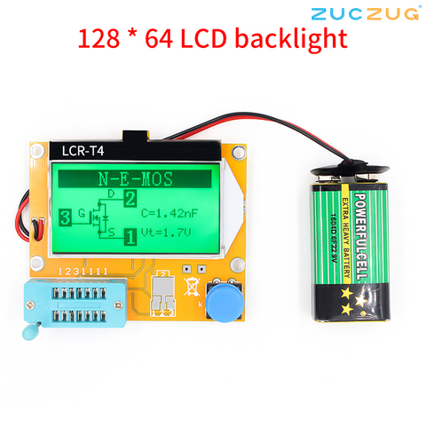 Digital ESR Meter Mega328 Transistor Tester Diode Triode Capacitance MOS/PNP/NPN /LCR TESTER METER ► Photo 1/6