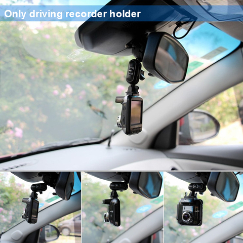 360 Degree Rotating Screw Fasten Video Recorder Bracket DVR Support Mirror Driving Mount Holder Adjustable Car Rearview Dash Cam ► Photo 1/6