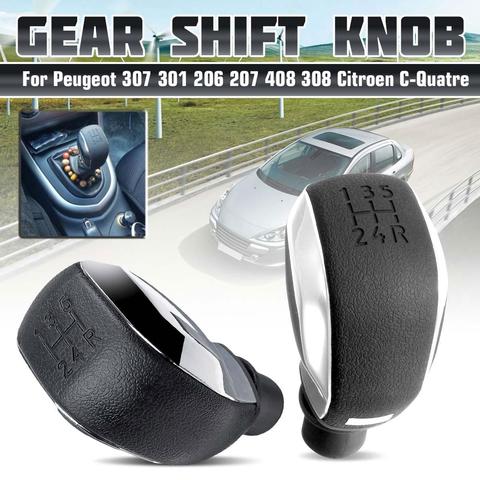 5 Speed Car Gear Shift Knob for Peugeot 307 301 206 207 408 508 3008 C4L C2 ► Photo 1/6