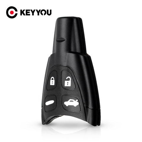 KEYYOU Remote For Saab 93 95 9-3 Sport Sedan Sport Combi Wagon 9-5 2003-2010 Car Key Shell Case Fob 4 Buttons ► Photo 1/6