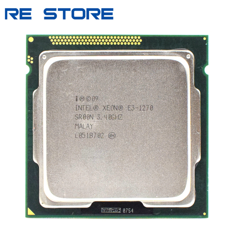 used Intel Xeon E3 1270 3.4GHz LGA1155 8MB Quad Core CPU Processor SR00N ► Photo 1/2