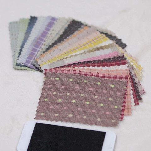 50pcs/lot Japanese Yarn-dyed fabric handmade DIY Patchwork Fabric 100% Cotton Quilt cloth Bundle 9*12cm ► Photo 1/6