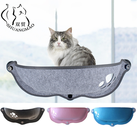 SHUANGMAO Pet Cat Window Hammock Bearing 20kg House For kitten Beds Dog Lounger Suction Hammocks Shelf Comfortable Pets Supplies ► Photo 1/6