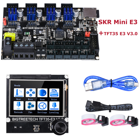 BIGTREETECH SKR Mini E3 V1.2 32Bit Board Integrated TMC2209+TFT35-E3 V3.0 Touch Screen 3D Printer Parts For Ender-3 CR10 Upgrade ► Photo 1/6