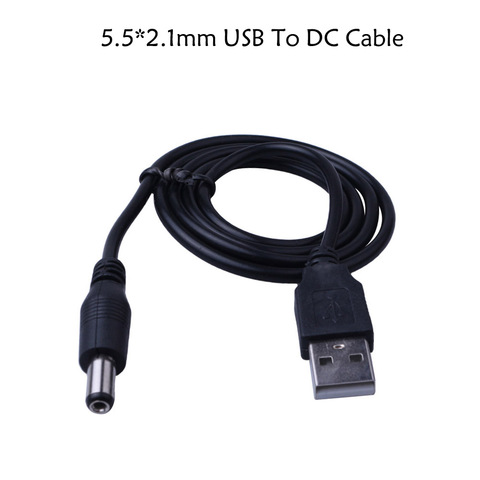 5.5*2.1mm USB to DC 3.5mm Power Cable  DC Power Plug USB 5V Charger power Cable Barrel Power Cable Quick Connector For MP3/MP4 ► Photo 1/5