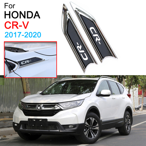 Car Emblem Sticker Outer Front Side Fender Body Trim Covers for Honda CRV 5th Accessories 2017 2022 ► Photo 1/6