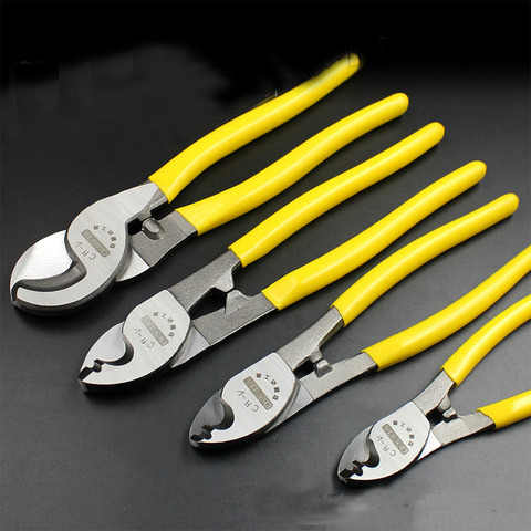 6 Inch Cable Shear Cable Cutter Electric Wire Cable Wire Stripper Cutting Plier Hand Tools 8inch 10inch Multifunctional Scissors ► Photo 1/6