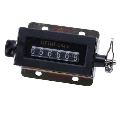 0-999999 6 Digit Counter Resettable Mechanical Pulling Count Counter Counting Speed 200 times/min ► Photo 1/6