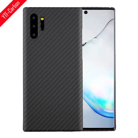 YTF-carbon Real carbon fiber phone case for Samsung Galaxy note 10 note 10 plus case aramid fiber Phone cover light thin shell ► Photo 1/6