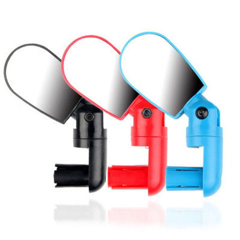 Glass Bike Rearview Mirror 360 Rotate Bicycle Cycling Road Mountain Bike Handlebar Wide Angle Rear View Mirrors ► Photo 1/6