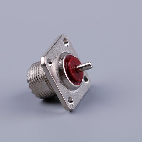 UHF Female SO239 Panel Chassis Mount Flange Deck Mount Solder Cup RF Connector High Quality ► Photo 1/6