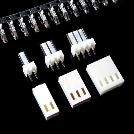 10 sets of KF2510 connector kit 2.54mm pitch 2/3/4/5/6/7/8/9/10/11/12P plug + straight pin + terminal ► Photo 1/5