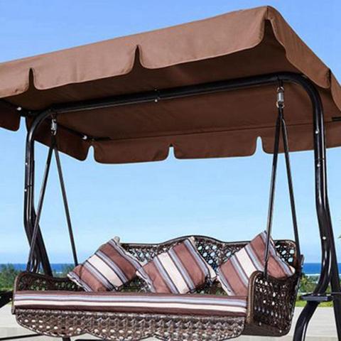 3 Seater Garden Patio Swing UV Block Sunshade Canopy Waterproof Seat Top Cover It is easy to install won't be blown away by wind ► Photo 1/6