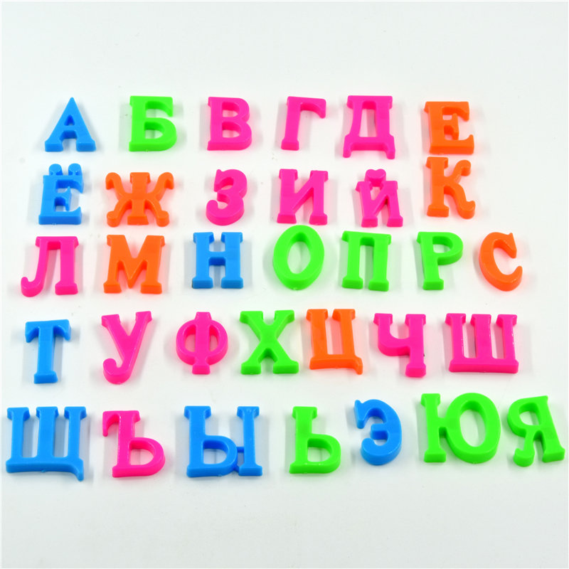 Russian Magnetic Alphabet Letters Educational Learning Toy for kids 