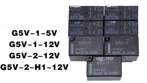 5pcs G5V-1-DC5V G5V-2-H1-5VDC 12VDC 24VDC DC12V DC24V signal Relay ► Photo 1/1