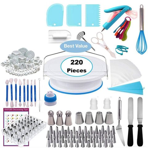 83 Pieces per Set Cake Decorating Kit Supplies Set Tools Piping