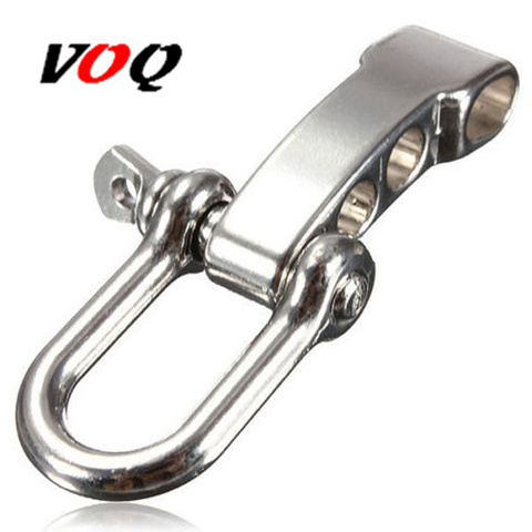 Wholesale Outdoor Survival Bracelet Stainless Steel Color 3 Hole Adjustment Buckle Bracelet Connection Fastener Jewelry Making ► Photo 1/6