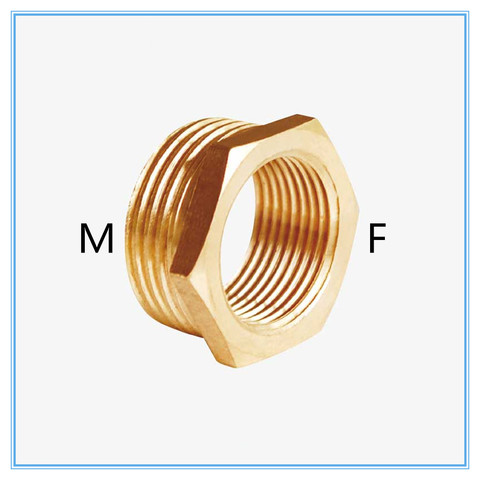 Brass Reducer  Male Thread to Female Thread Reducing Bush adapter Fitting Gas Air Water Fuel  Copper ► Photo 1/6