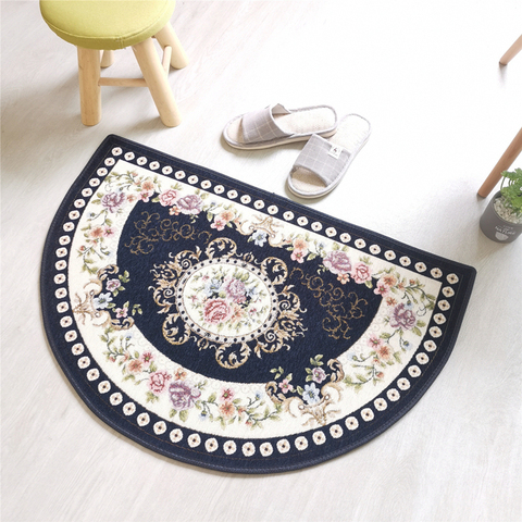 Semi-Circle Entrance Doormat Hallway Floor Mat Anti-Slip Kitchen Bathroom Carpets Home Decor Door Feet Area Rugs 45*70/ 50*80cm ► Photo 1/6