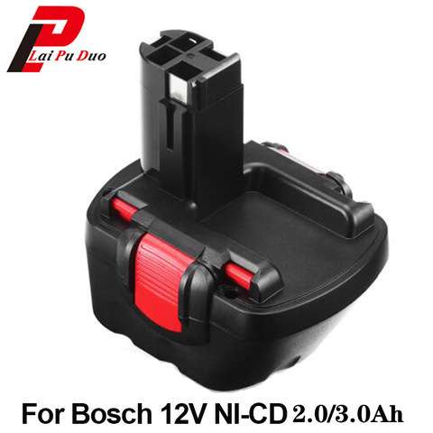 For Bosch 12V 2000mah PSR 1200 Replacement tool battery GSR 12V 2.0AH AHS GSB GSR 12VE BAT043 BAT045 BAT046 BAT049 BAT120 BAT139 ► Photo 1/6