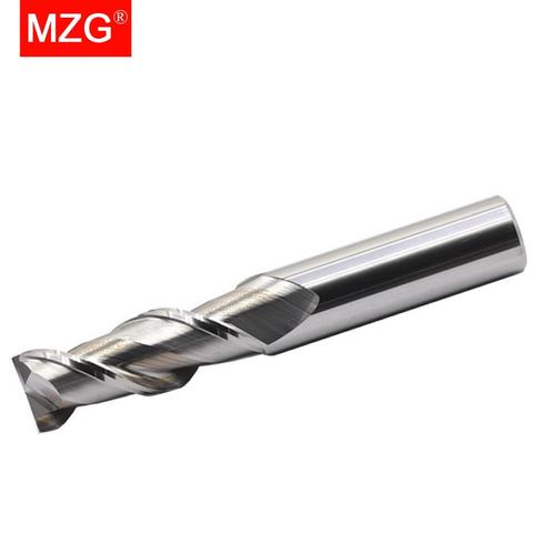 MZG 2 Flute Cutting HRC55 3mm 5mm 6mm Aluminium Copper Processing CNC Router Tungsten Steel Sprial Bit Milling Cutter End Mill ► Photo 1/6