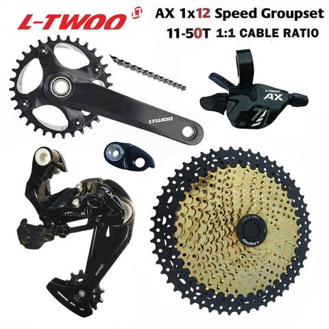 LTWOO Groupset LTWOO AX12 Speed Crankset Shifter Rear Derailleur cassette 50T 52T YBN SUMC 11s Chain NX GX XX1 EAGLE Groupset ► Photo 1/6