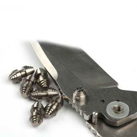 1piece DIY TI2 titanium alloy folding knife screw knife DIY Rivet Opening and closing nail/pushing nail ► Photo 1/4