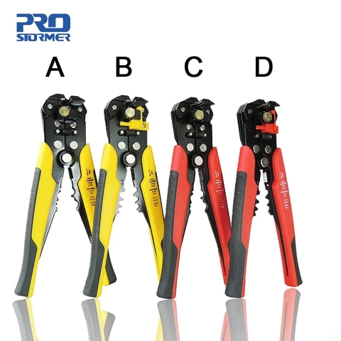 Crimper Cable Cutter Adjustable Automatic Wire Stripper Multifunctional Stripping Crimping Pliers Terminal Hand Tool PROSTORMER ► Photo 1/6