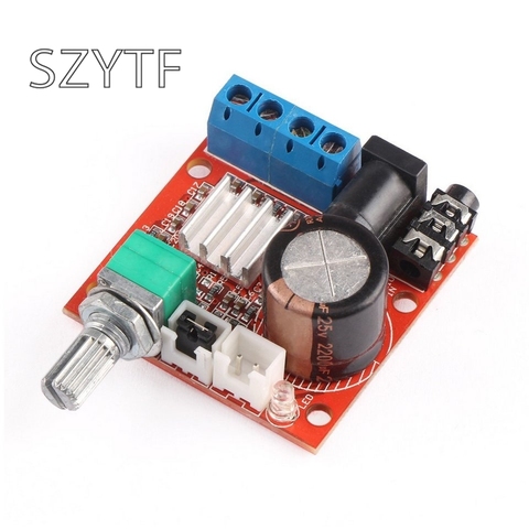 10W+10W PAM8610 D Class Dual-channel HIFI Audio Amplifier Board ► Photo 1/6