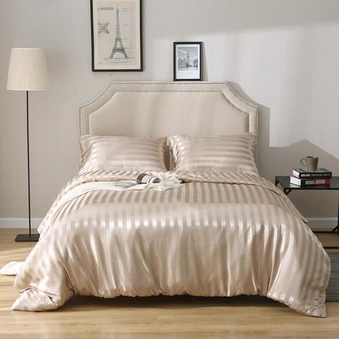 Satin Bed Linen Bedding Set, King Bed Covers Sets