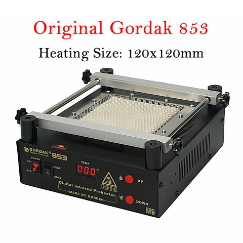 Original Gordak 853 IR Infrared Preheating Station Lead Free Preheater for BGA Repairing Desolder of PCB Board Tools Kit 220V ► Photo 1/6