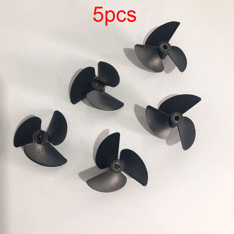 5PCS RC Boat Nylon Propeller Aperture 4mm/4.76mm 3 Blades Plastic Paddle Diameter 36/47/52/55/57mm Mini Prop for   Parts ► Photo 1/6