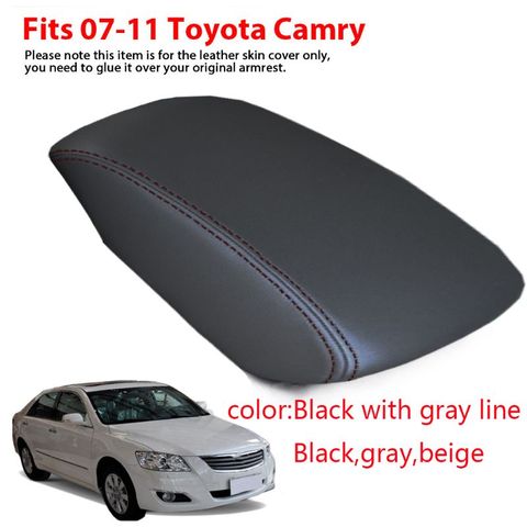 Car Leather Console Center Armrest Rest Box Cover for Toyota Camry 2007-11 ► Photo 1/6