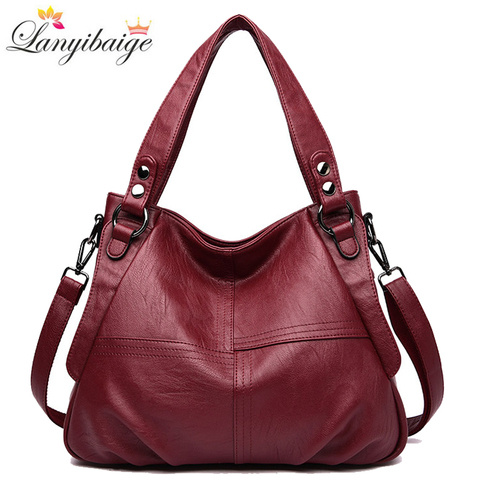 High Quality Leather Handbag Casual Crossbody Bags for Women 2022 Ladies Luxury Designer Tote Bag High Capacity Shoulder Bag Sac ► Photo 1/6