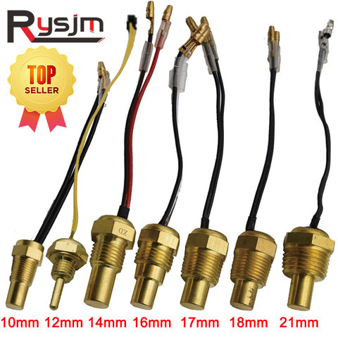 12V 24V Car Truck Digital Water Temperature Sensor 50K Head Plug 10MM 12MM 14MM 16MM 17MM 18MM 21MM 1/8 NPT  Water Temp Sender ► Photo 1/6