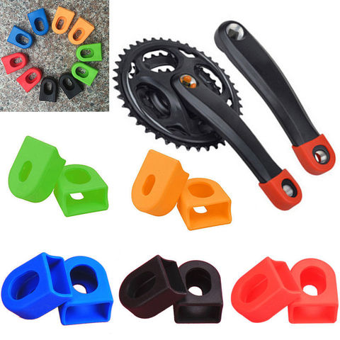 2pcs Silicon Bicycle Crank Arm Boots Protectors Bike MTB Crank set Protective Sleeve Cover Parts Crank Protection For Sram bike ► Photo 1/5