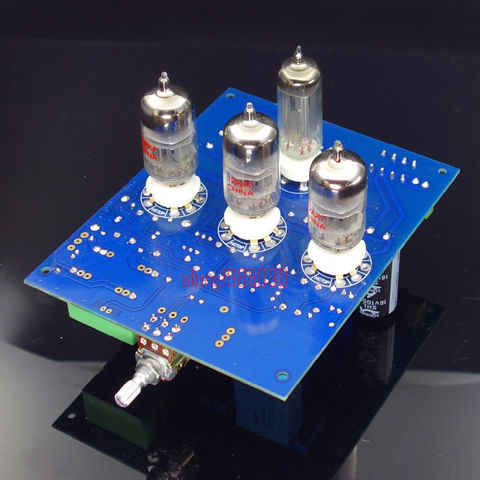 GZLOZONE Hifi Stereo 12AX7 Tube Preamplifier Board / Kit Base On Marantz 7 Preamp L12-55 ► Photo 1/5