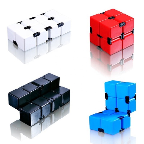 High Texture Infinity Cube Anti stress Magic Cubes Aluminum alloy Professional Competition Speed Puzzle Adult decompression Toys ► Photo 1/6