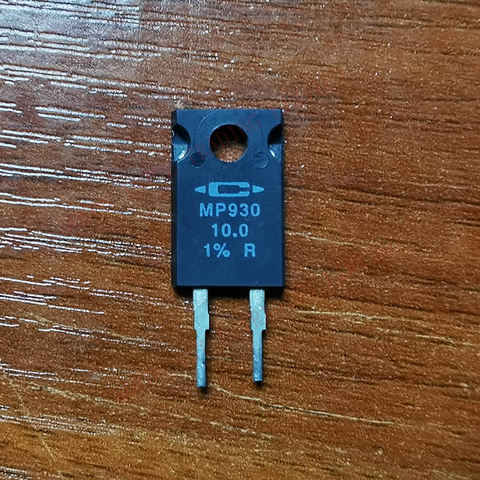 Non-inductive Resistor MP930 10.0 ohms 1 Percent 30 watts Kool-Pak Power Film Resistors 10ohms 30watts MP930 10.0Ω 1％ ► Photo 1/2