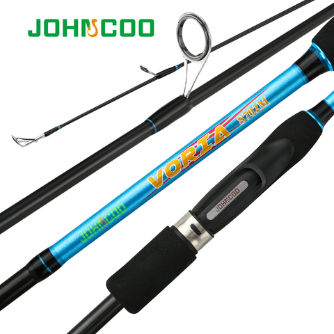 JOHNCOO VORIA 1.98 2.1 2.4 2.7m Spinning Fishing rod ML M MH Fast Action High Quality Fishing Cane ► Photo 1/6