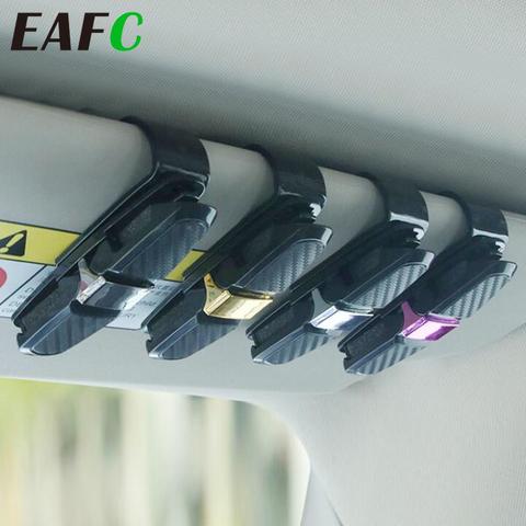 Sun Visor Car Glasses Clip Sunglasses Holder Cases Fastener Cip Eyeglasses Clip Ticket Card Clamp Universal ► Photo 1/6