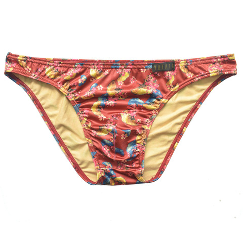 2022 Brand HOWE RAY Men Underwear Print Funny Mens print Briefs Low Waist Male Panties Breathable Slip Mini Underpants ► Photo 1/3