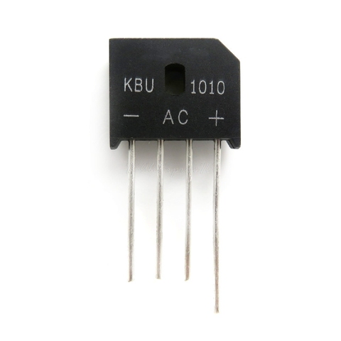 5pcs/lot KBU1010 KBU-1010 10A 1000V diode bridge rectifier new and original IC In Stock ► Photo 1/1