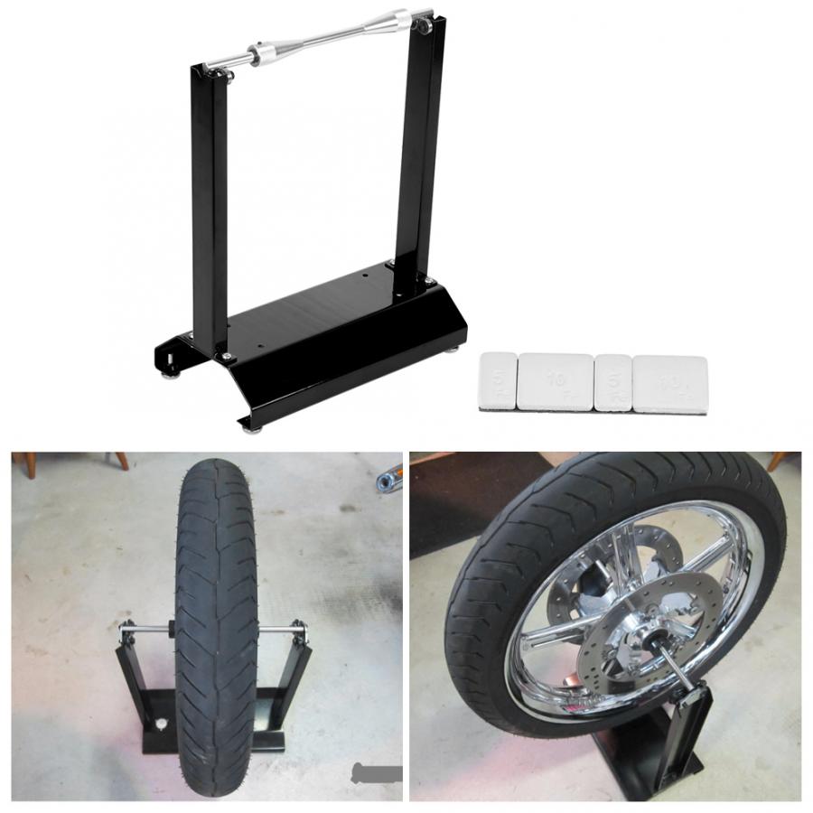 Motorcycle Wheel Balancer Balancing Stand Maintenance Rack Wheel