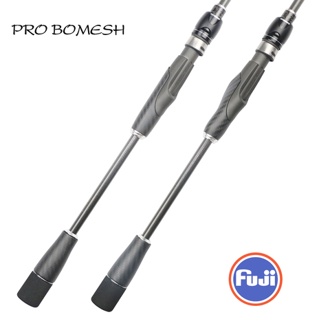 Pro Bomesh 1Set Fuji 16# VSS Reel Seat Carbon Fiber Split Grip Butt Grip Casting Handle Kit DIY Fishing Rod Accessory ► Photo 1/6