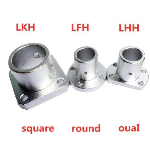 Guide shaft support base optical axis support seat round flat flange optical axis mount 8 10 12 15 16 20 25 30 35 40 50 ► Photo 1/2