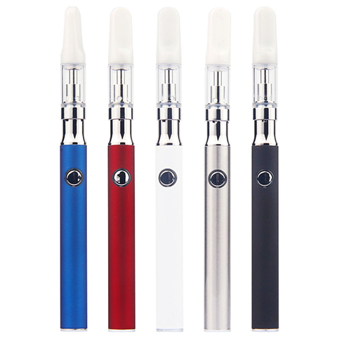 1Pcs CBD Vape Pen kit E-Cigarette Preheat 510 thread Battery +USB Charger Ceramic coil Mod CBD oil Rta Cartridge vaporizer vapes ► Photo 1/6